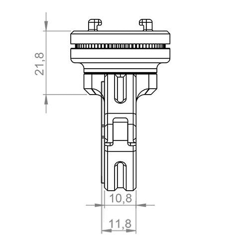SP Connect-Moto Mount Pro SPC+ Motorradlenkerhalterung-5741511181010100