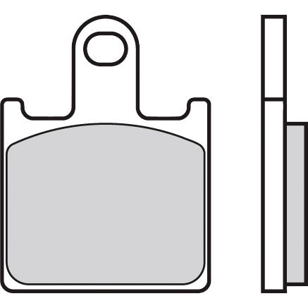 Brembo Bremsbeläge Sintermetall 07KA28.SA vorne 37,4x49,5x7,8mm - Motorradteile & Ersatzteile - Bremsen