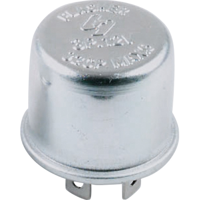 Paaschburg & Wunderlich-Blinkrelais rund Alu 12V 2x21W+3,4W-5542651022000330