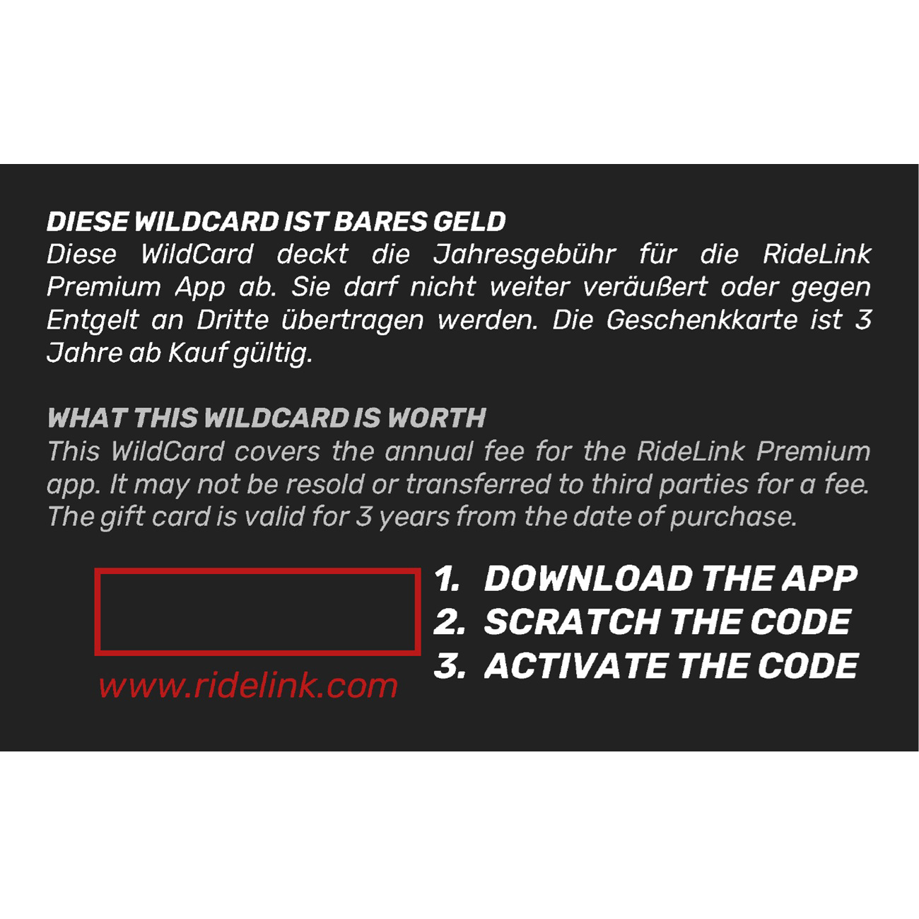 RideLink-Held eCall Sturzsensor powered by RideLink inkl. Wild Card-0002273319000000