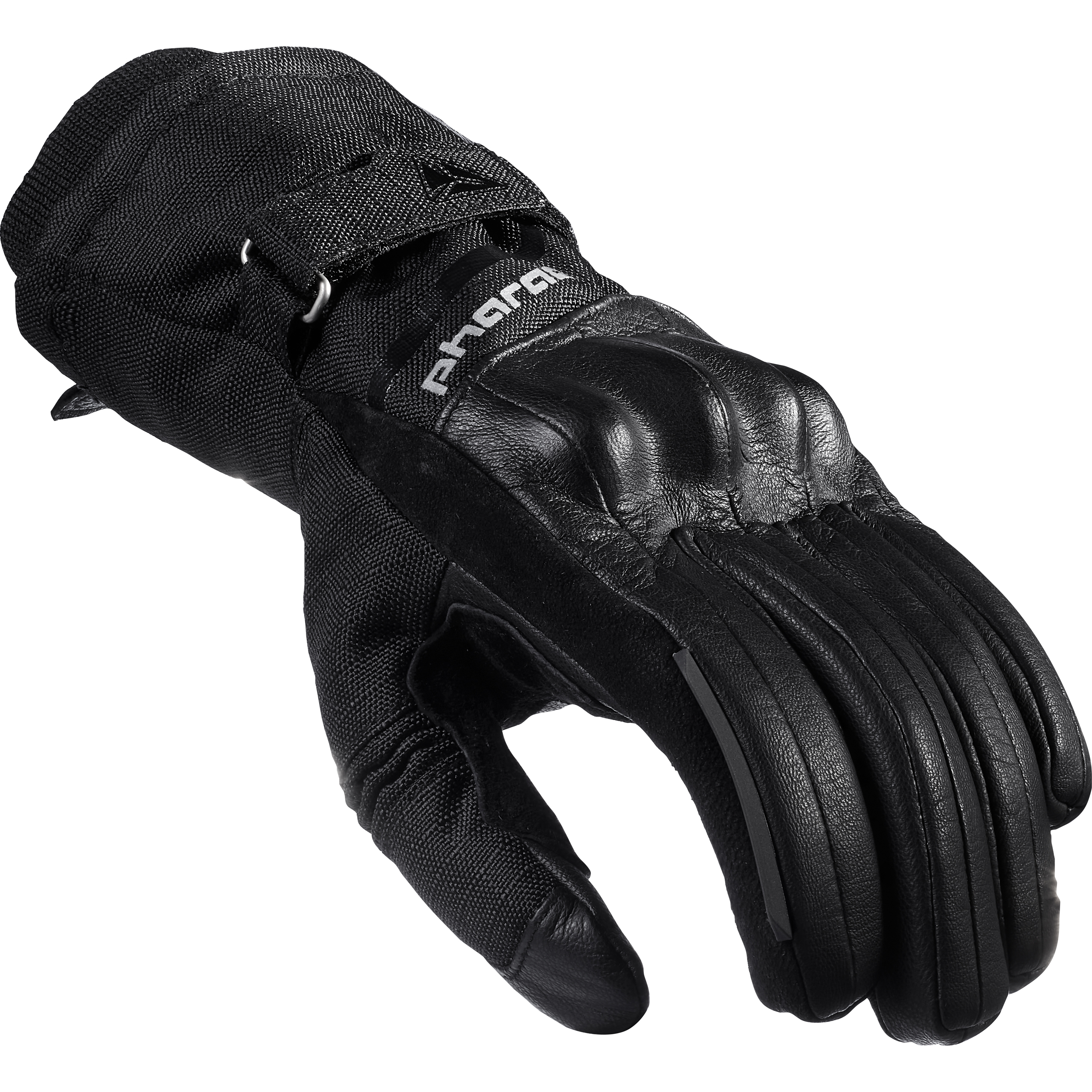 Pharao-Edmon WP Winter Damen Leder/Textilhandschuh lang schwarz 6-3114971006001930