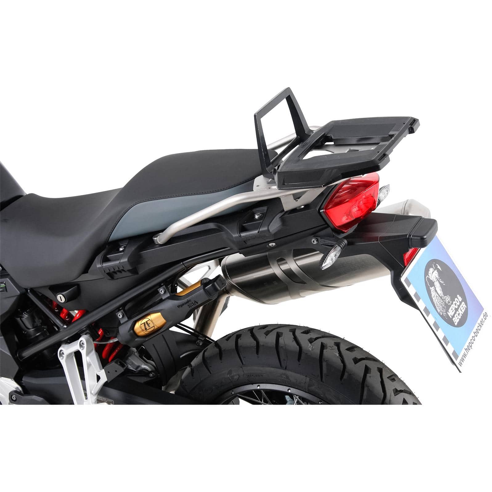 Hepco & Becker Alurack Gepäckbrücke schwarz für BMW F 750 GS mit Tourenpake - Motorradzubehör - Motorradgepäck