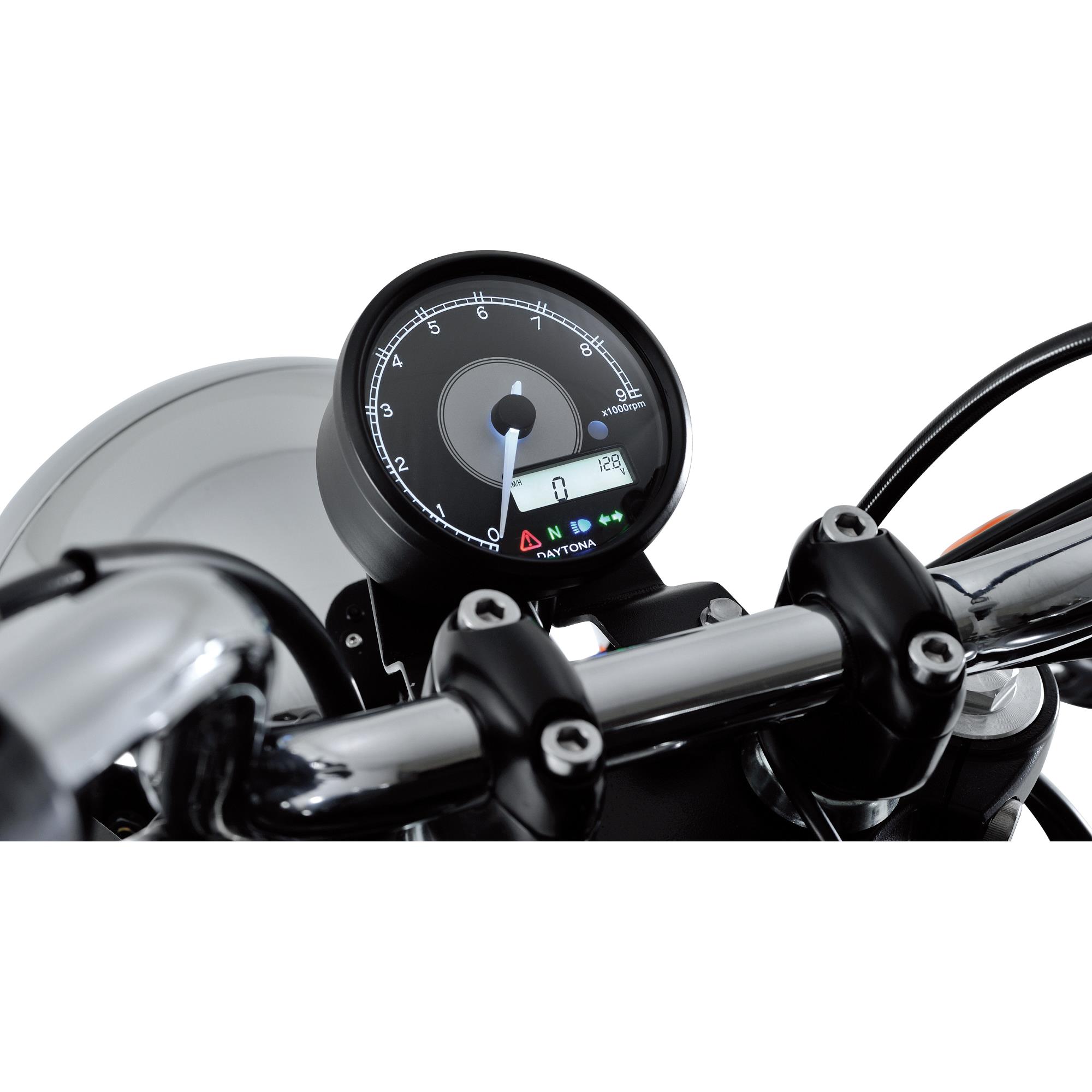 Daytona-Cockpit Velona Ø80mm mit RPM bis 9000 U/min schwarz-5730961058001700