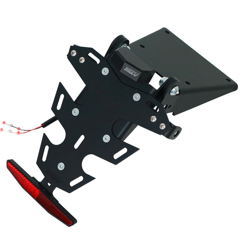 Mizu Kennzeichenhalter Plug & Play 3-1 für Husqvarna Norden 901 - Motorradteile & Ersatzteile - Anbauteile
