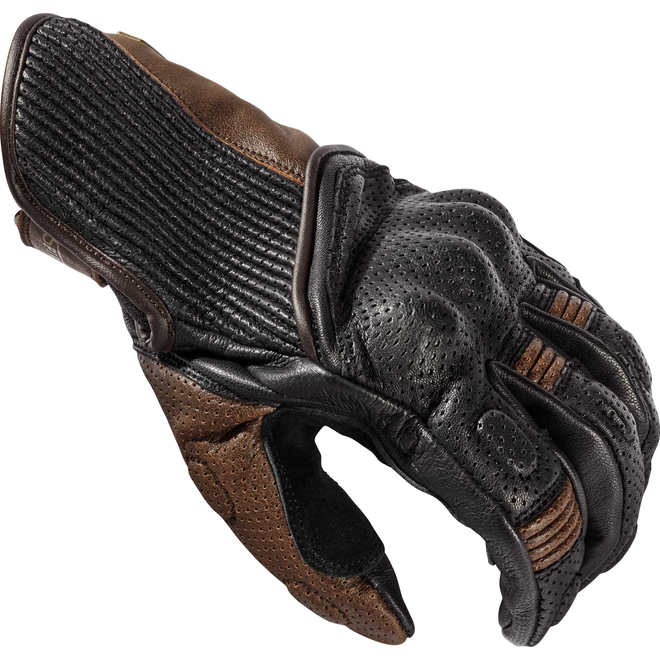 Spirit Motors-Retro-Style Lederhandschuh 2.0 kurz-3114651007006938