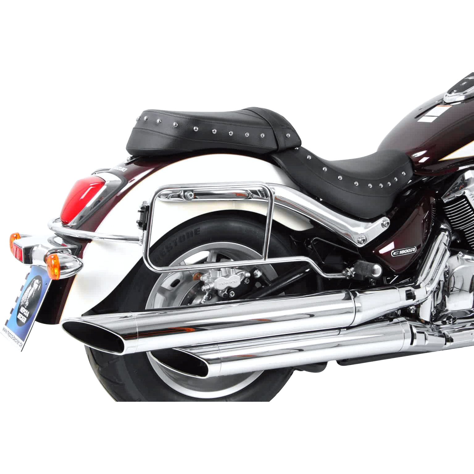 Hepco & Becker Packtaschenhalter chrom für Suzuki C 1800 R Intruder 11-13 - Motorradzubehör - Motorradgepäck