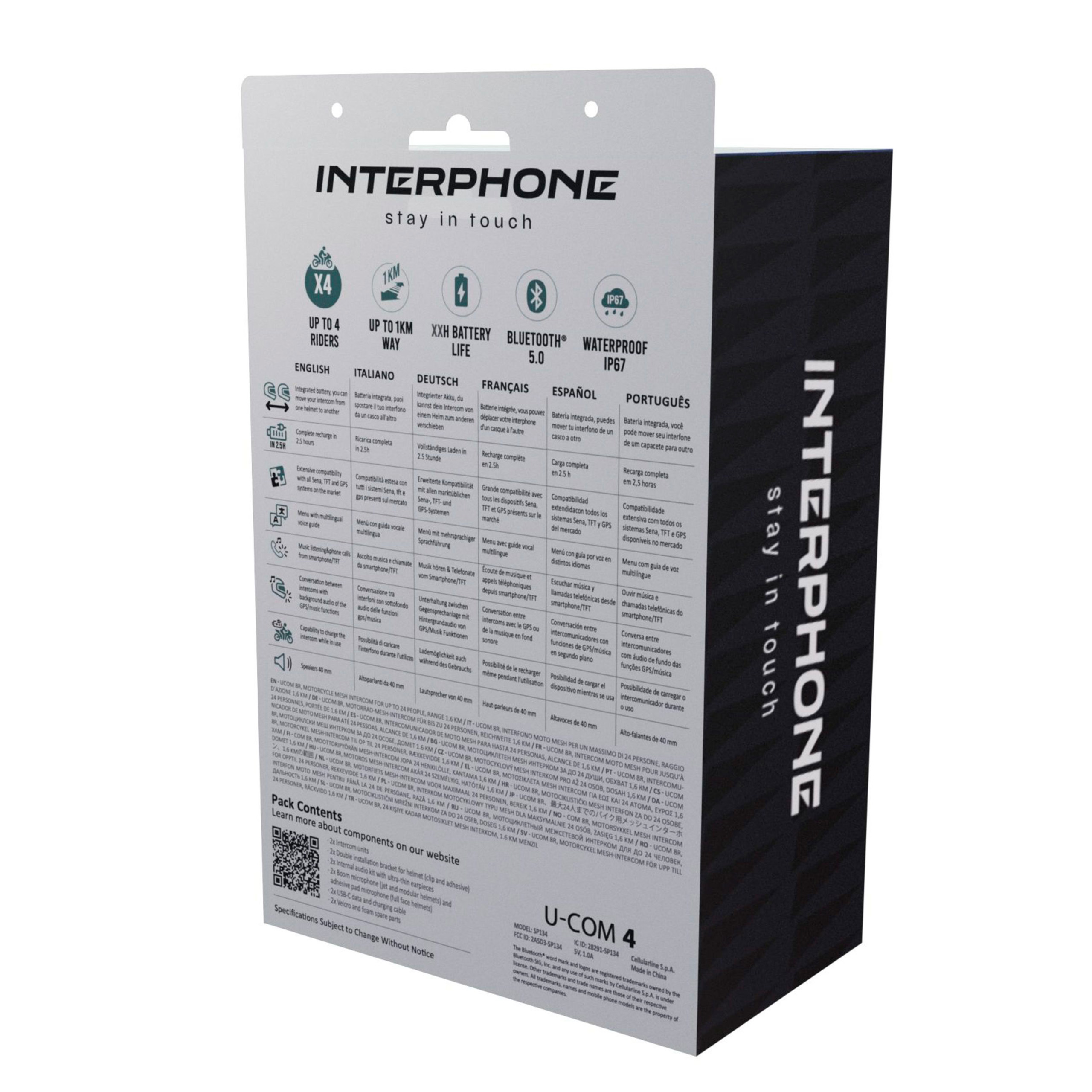 Interphone-U-Com 4 Twin Pack-0002264178000000
