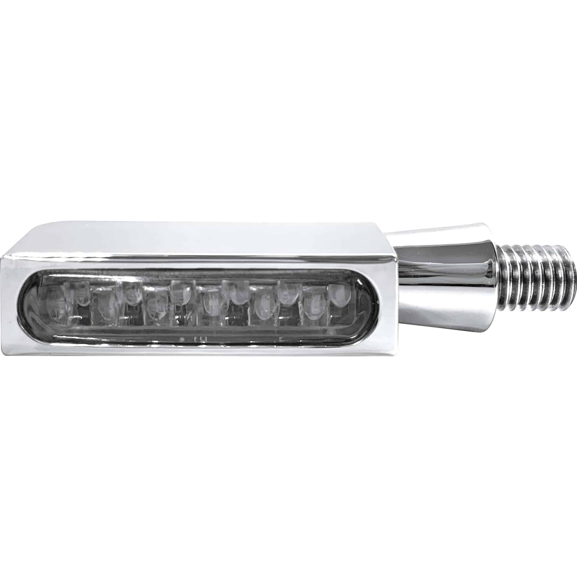 HeinzBikes LED Alu Blinker/Rücklicht Block Line M8 chrom - Motorradteile & Ersatzteile - Beleuchtung