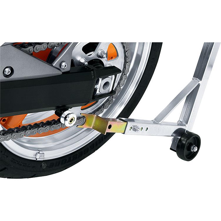 Core stabilizer racing adapter with rollers for square main stand M10