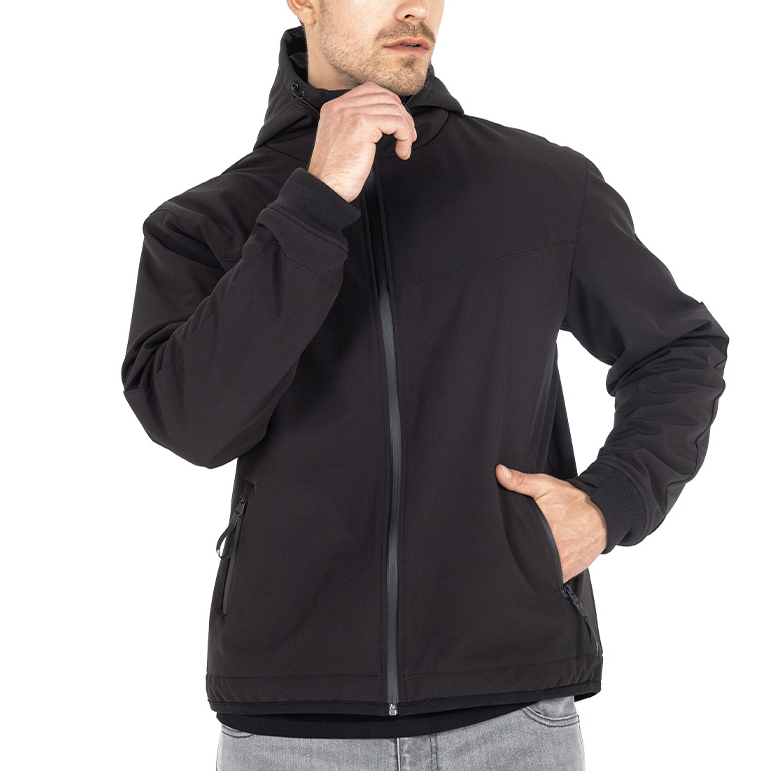 John Doe-XTM Softshell Rip-Stop Hoodie V3 schwarz XXL-0001678005001012