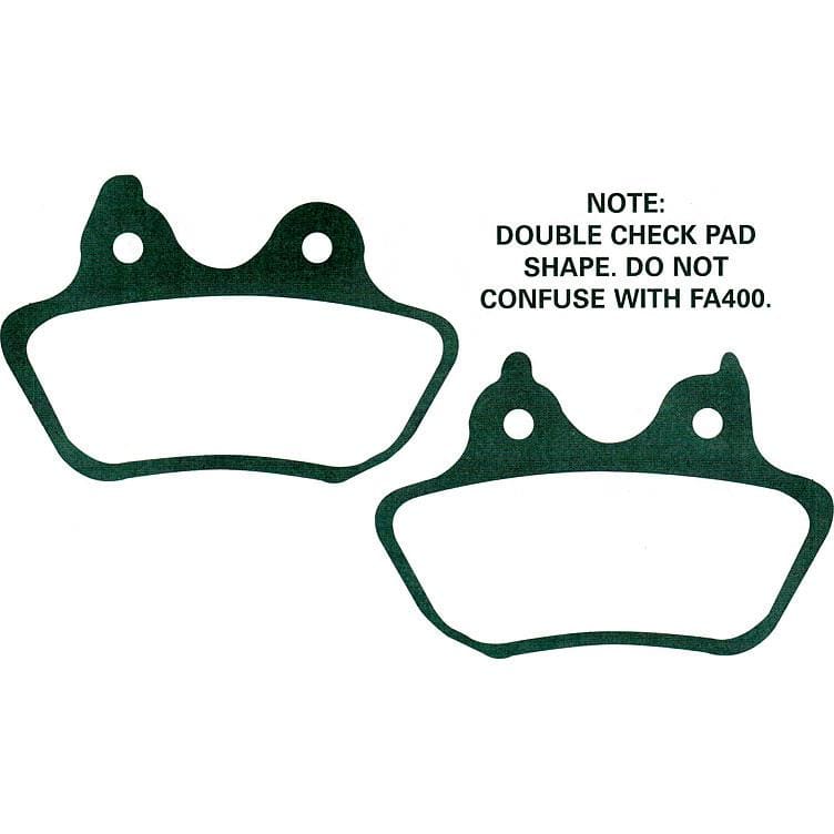 Hi-Q Bremsbeläge organisch FA434 97,54x64,2x8mm - Motorradteile & Ersatzteile - Bremsen
