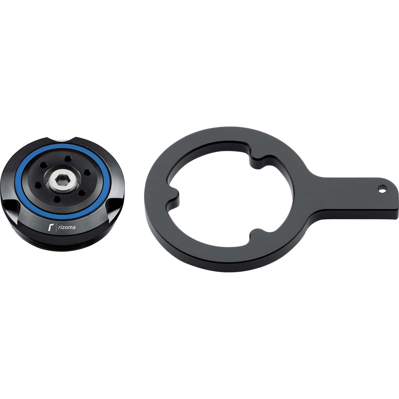 Rizoma bouchon de remplissage d’huile M34x1,5 pour BMW R 1200/1250 TP030B noir
