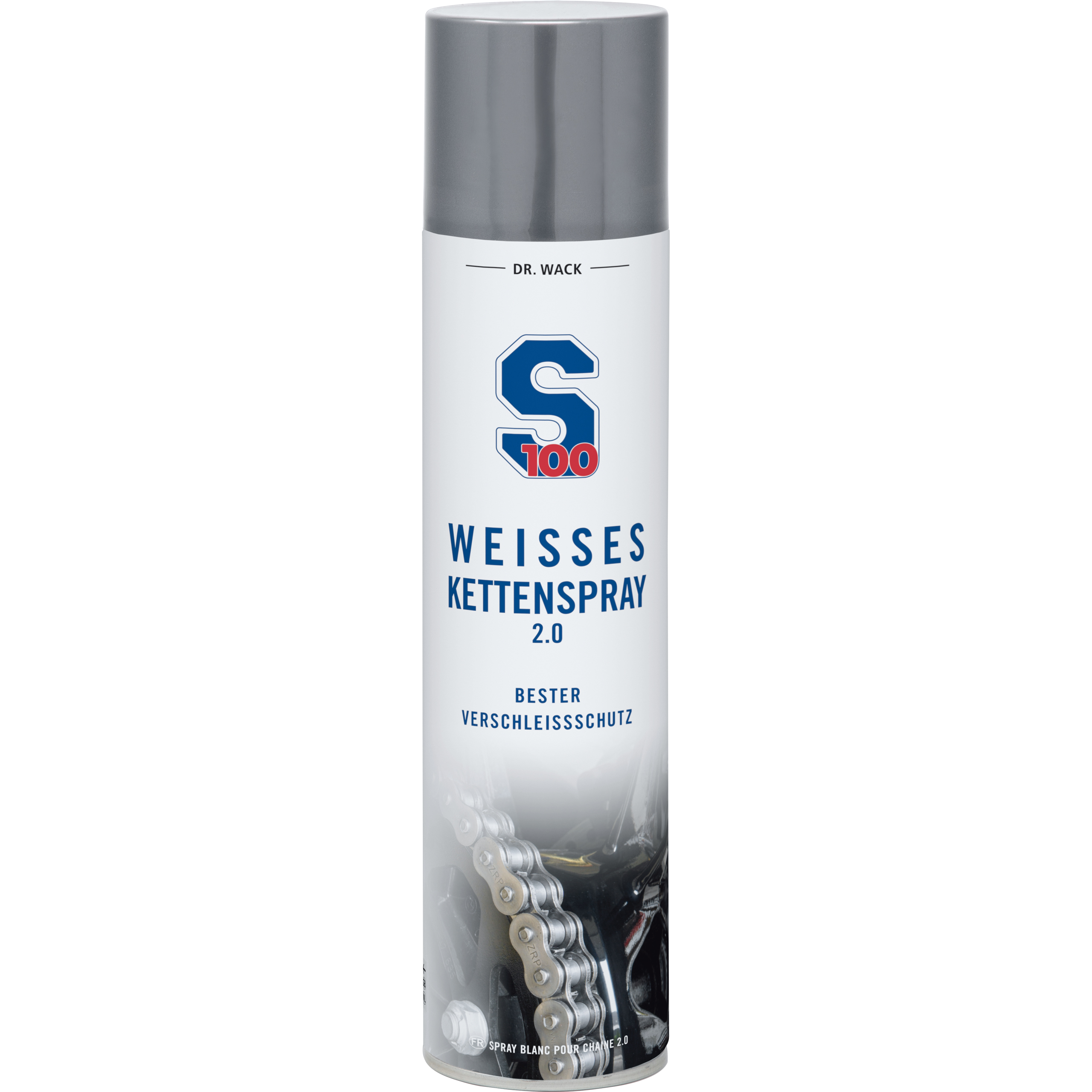 S100 Weisses Kettenspray 2.0 400ml - Motorradzubehör - Öle & Schmiermittel