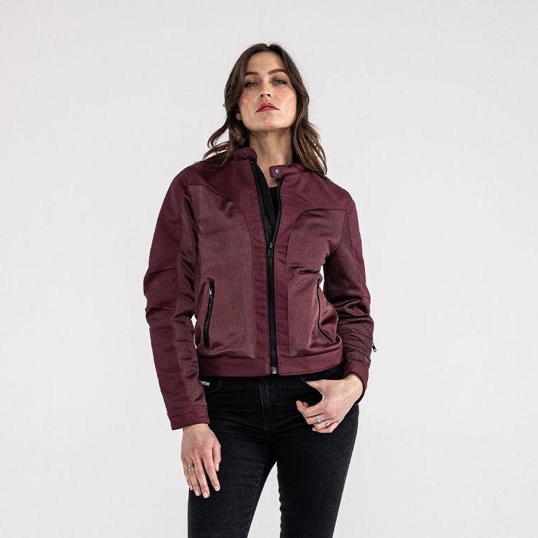 John Doe-Aero Mesh Damen Jacke bordeaux S-0001074005022008
