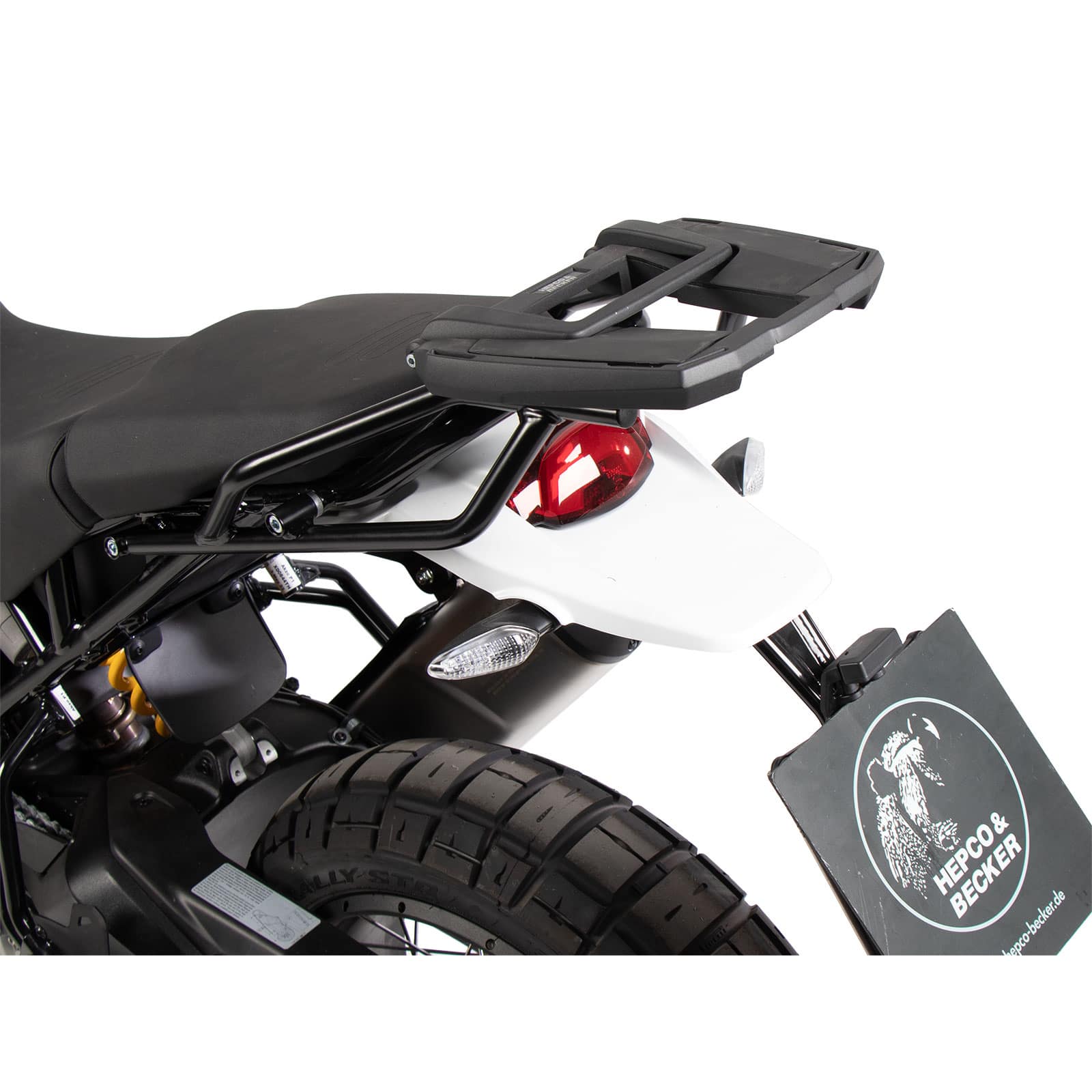 Hepco & Becker Gepäckträger Easyrack schwarz für Ducati DesertX Rally - Motorradzubehör - Motorradgepäck