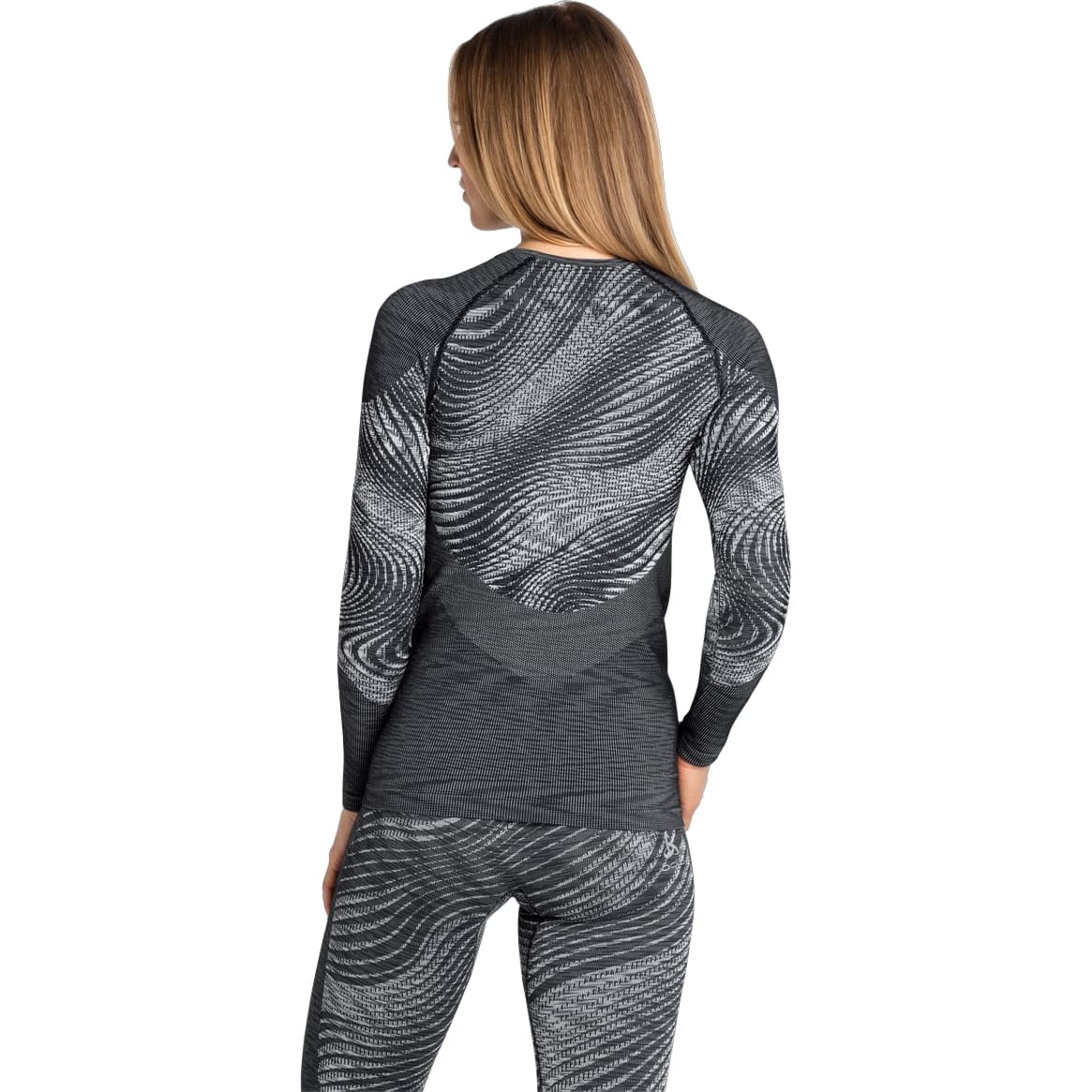 Odlo-Blackcomb Eco Damen Funktiosshirt lang grau XS-2405841999007107