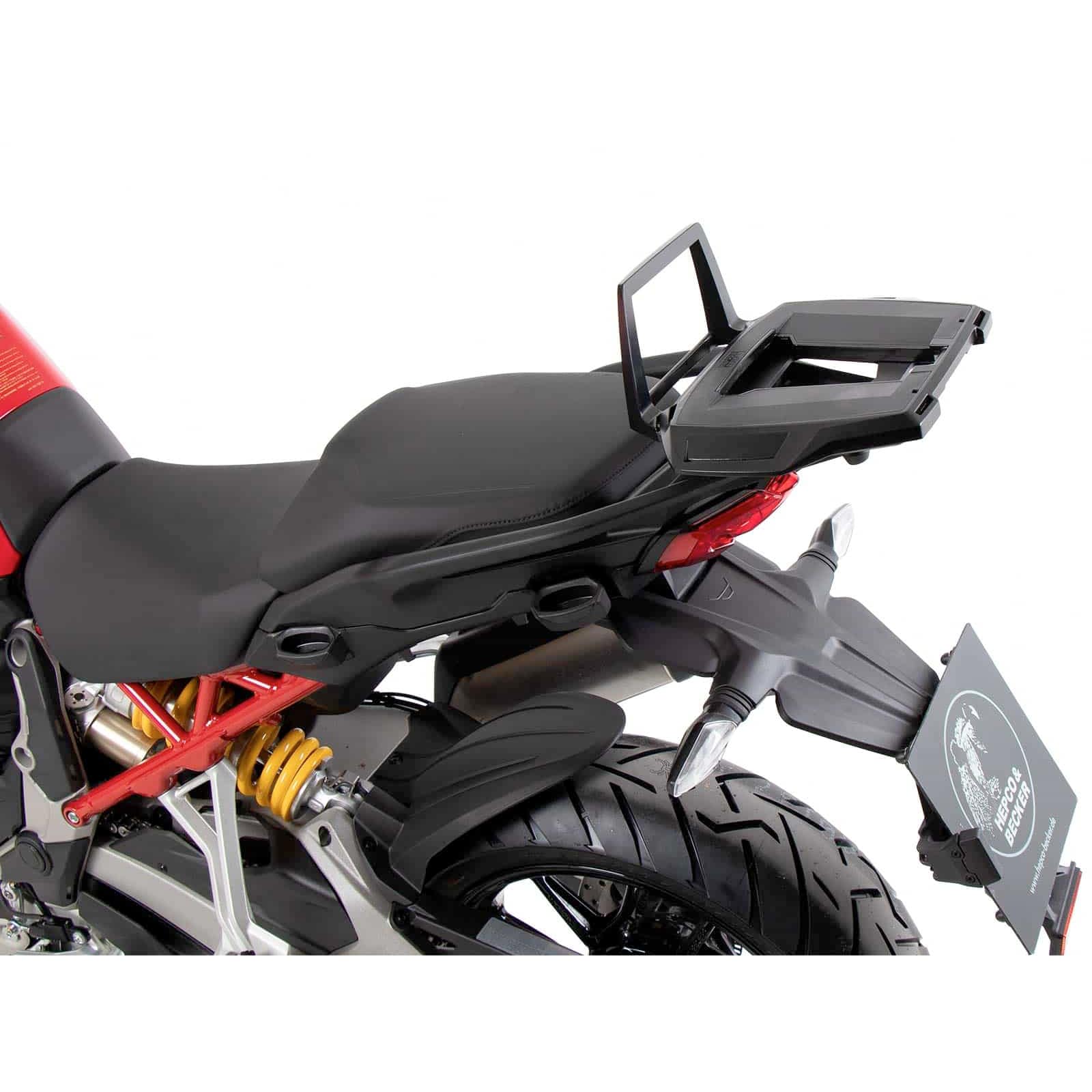 Hepco & Becker Gepäckbrücke Alurack schwarz für Ducati Multistrada V4 2025- - Motorradzubehör - Motorradgepäck