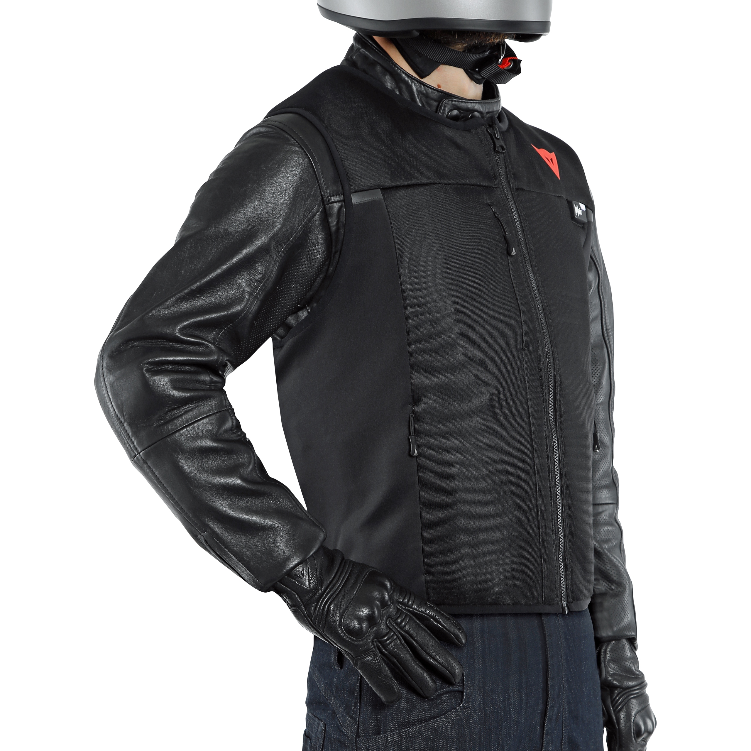 Dainese-D-Air Smart Airbag Weste schwarz/gelb L-3210731999009010