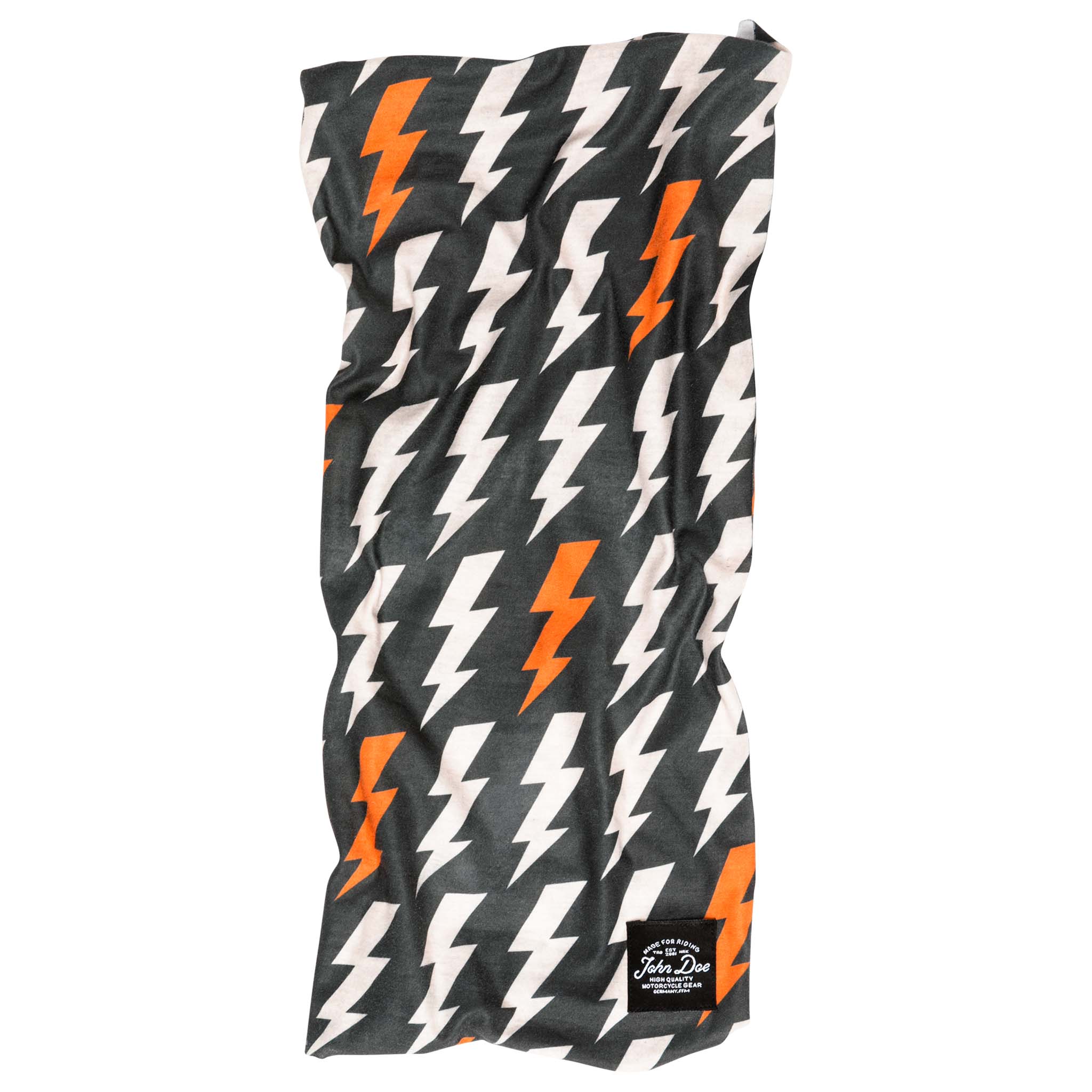 John Doe-Tube Flash Halstuch schwarz/orange-0000497999063