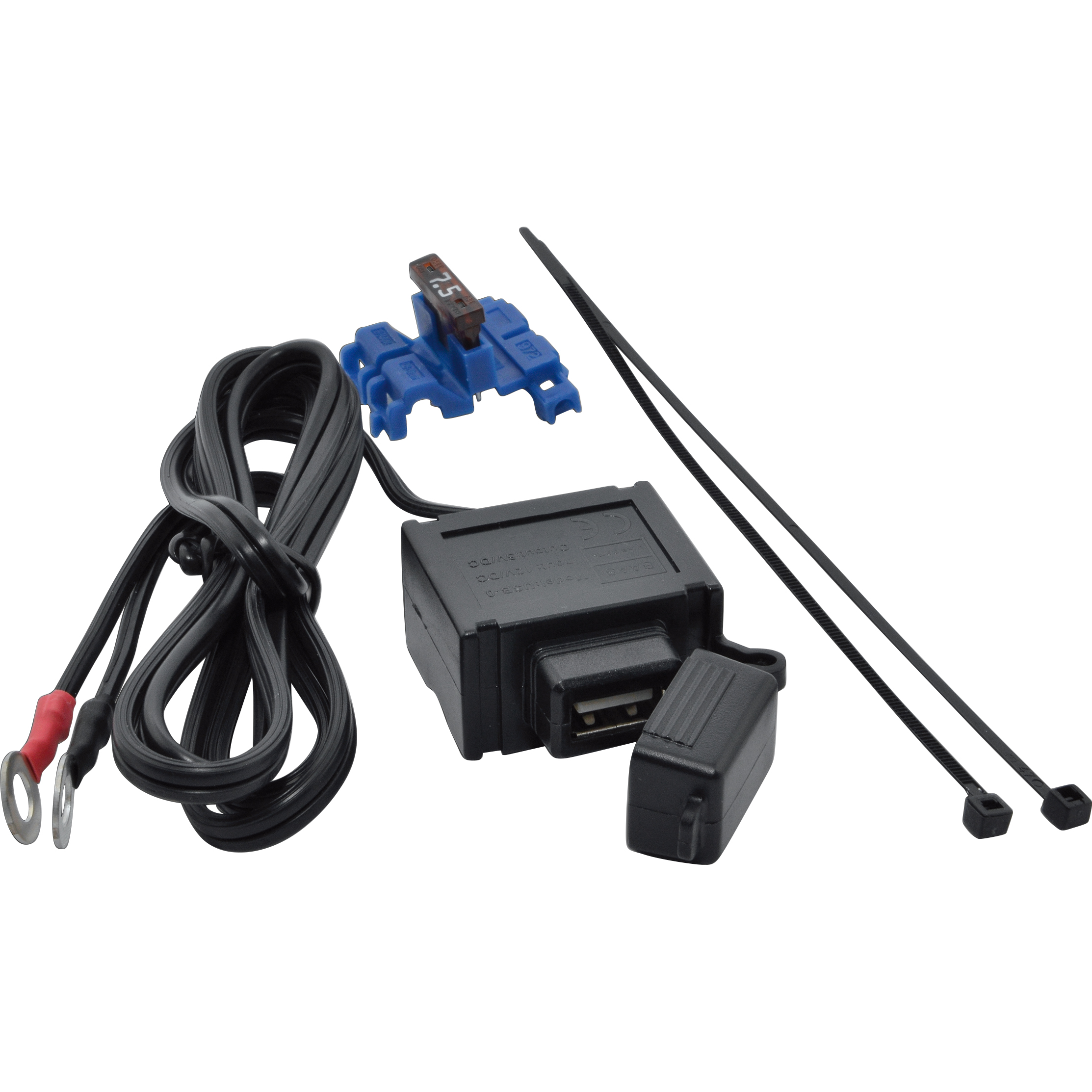Baas Bikeparts Bordsteckdose USB wasserdicht 2A USB12 - Motorradteile & Ersatzteile - Elektrik