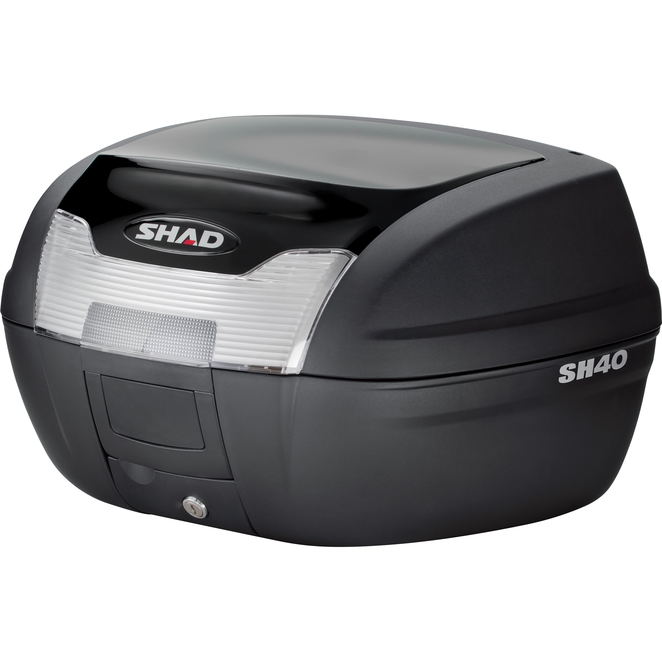 Shad Deckelcover für SH40 Topcase schwarz metallic lackiert - Motorradzubehör - Motorradgepäck
