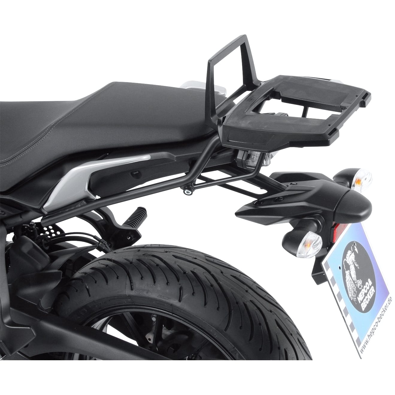 Hepco & Becker Gepäckbrücke Alurack schwarz für Yamaha Tracer 7 /GT 21-25 - Motorradzubehör - Motorradgepäck