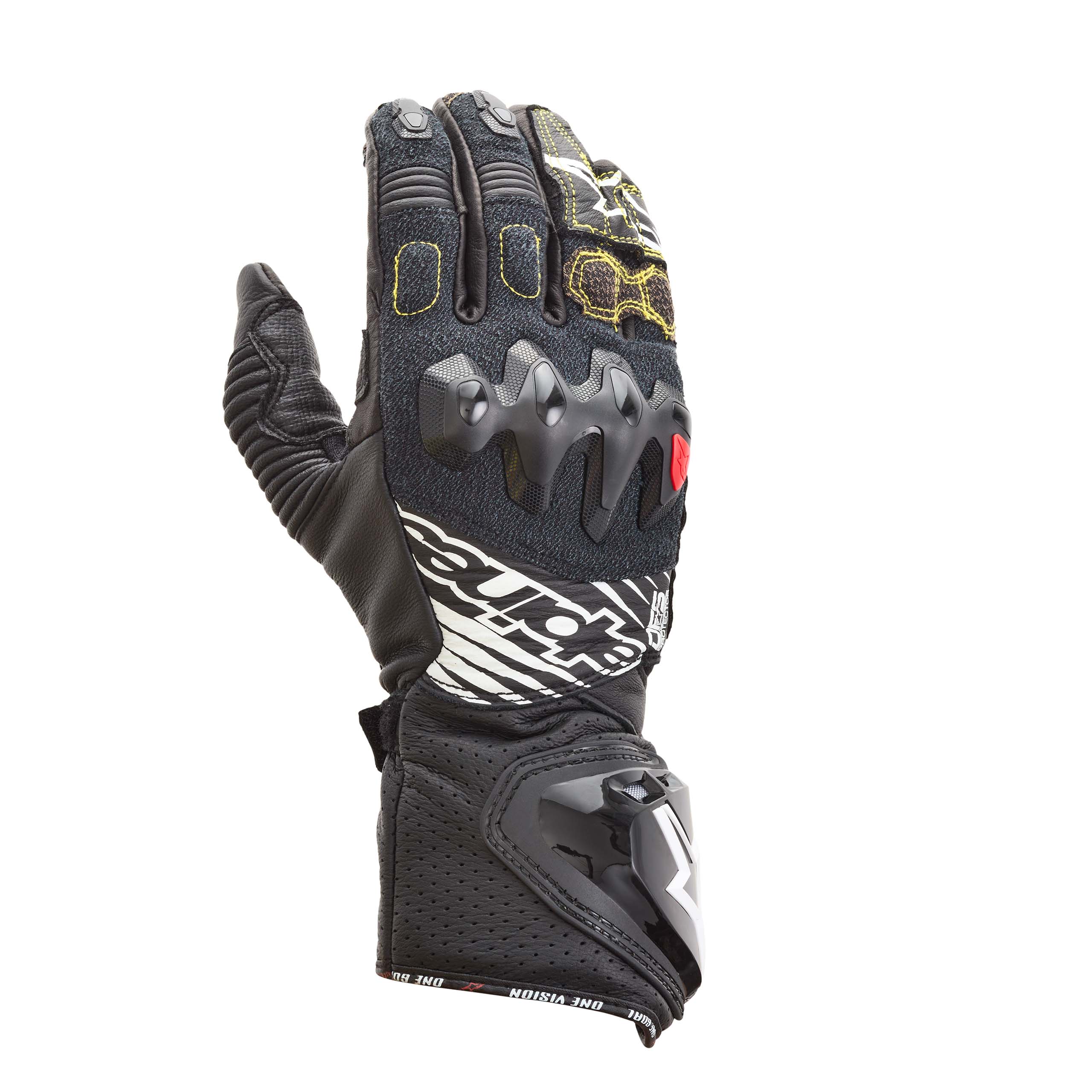 Alpinestars-GP Tech V2 Handschuh lang schwarz L-3115511006001010