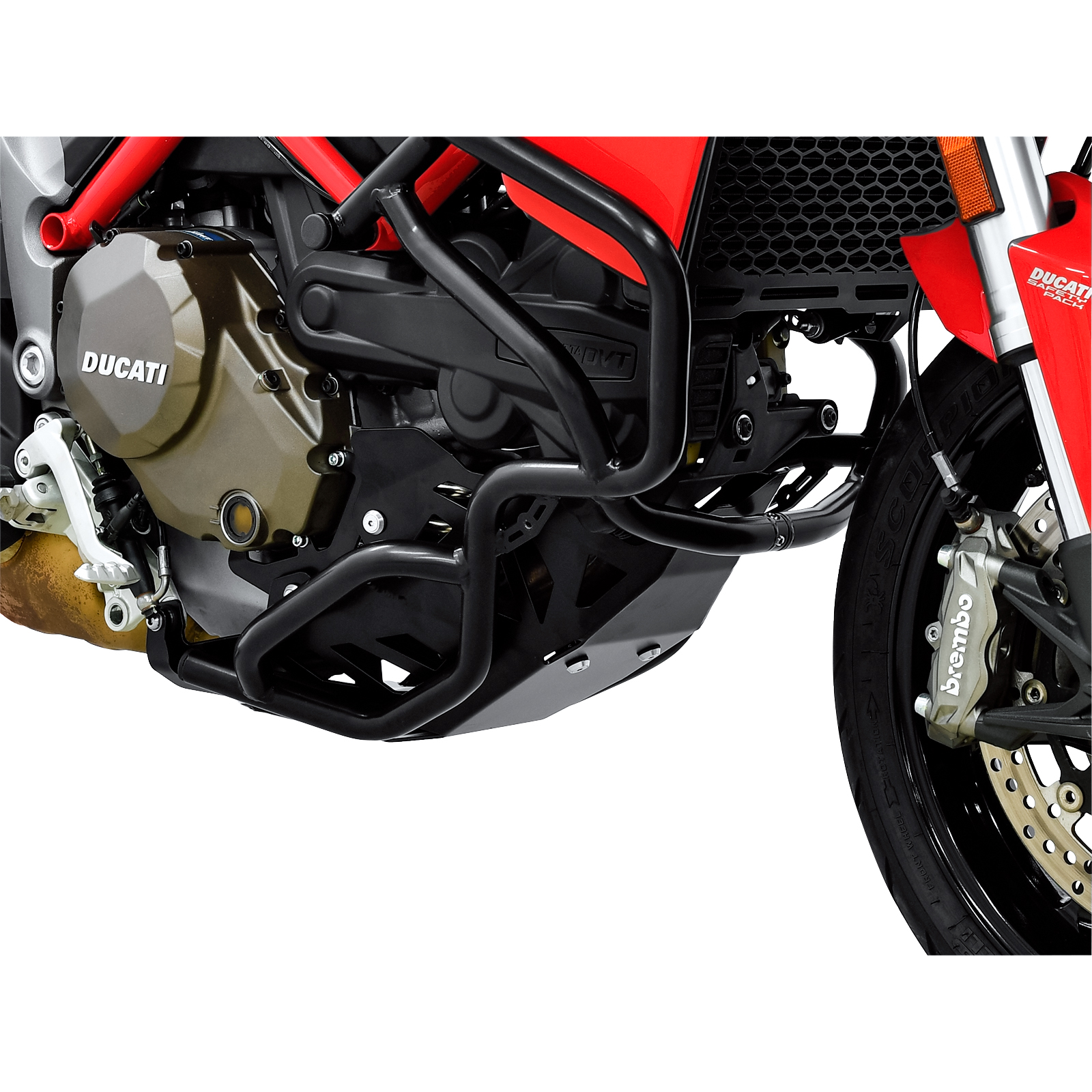Zieger Motorschutz Alu schwarz für Duc Multistrada 1200 2015-2017 - Motorradteile & Ersatzteile - Verkleidungen & Abdeckungen