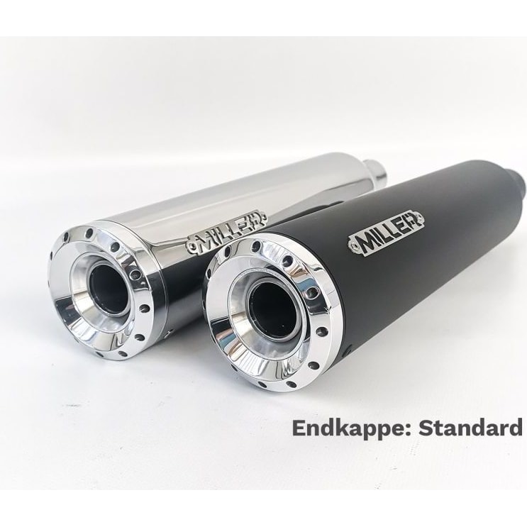 Miller Exhaust exhaust standard pair black/polished for Super Chief 2025-