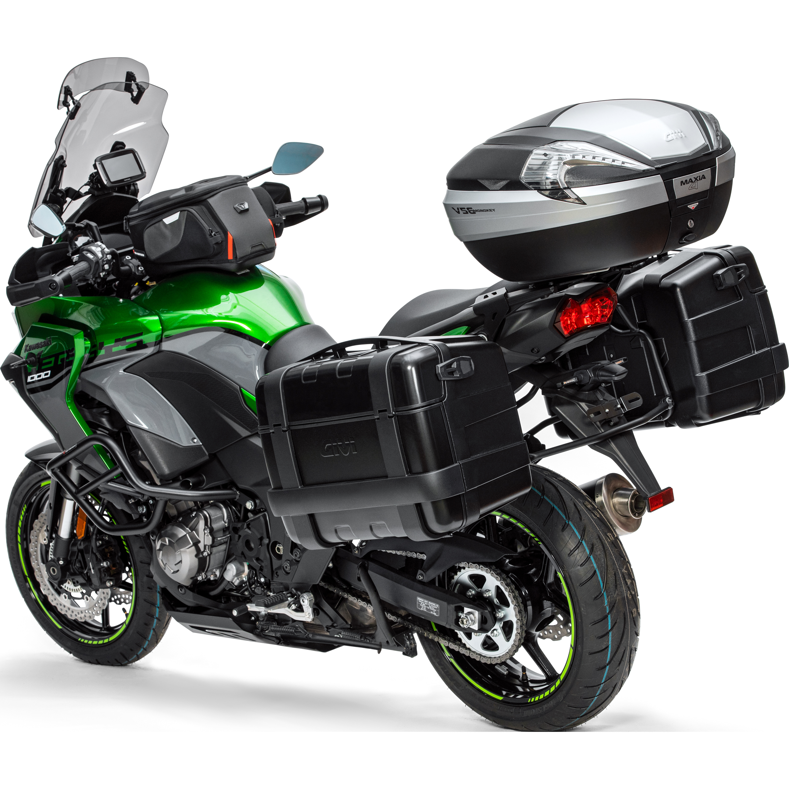 Givi Monokey® Koffer Trekker Paar TRK46BPACK2 schwarz 92 Liter - Motorradzubehör - Motorradgepäck
