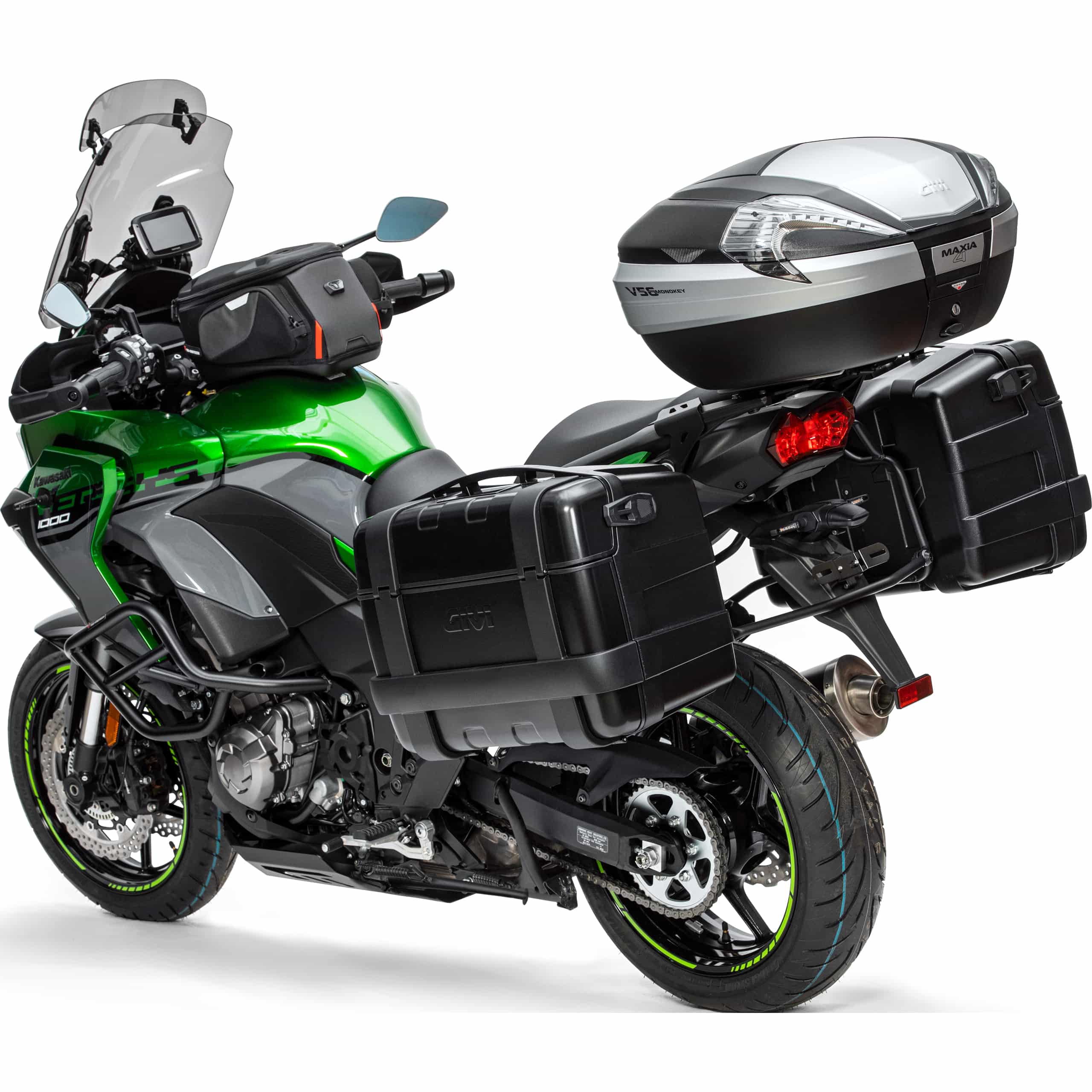 Givi Monokey® Koffer Trekker Paar TRK46BPACK2 schwarz 92 Liter - Motorradzubehör - Motorradgepäck