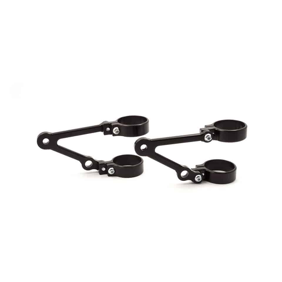 LSL Lampenhalter Ø39mm, lang, mit Blinkeraufnahme - Motorradteile & Ersatzteile - Beleuchtung
