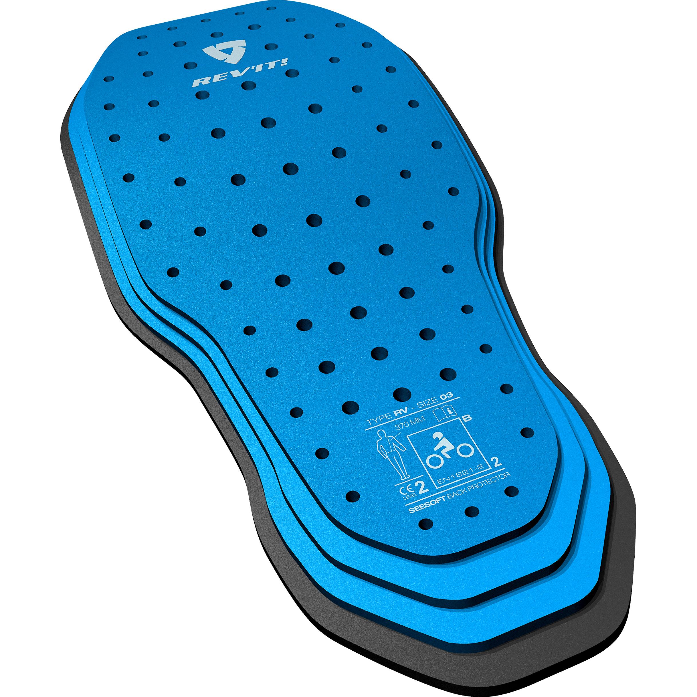 REV'IT!-Rückenprotektor Seesoft RV blau/schwarz M (Size 04)-3203641999003009