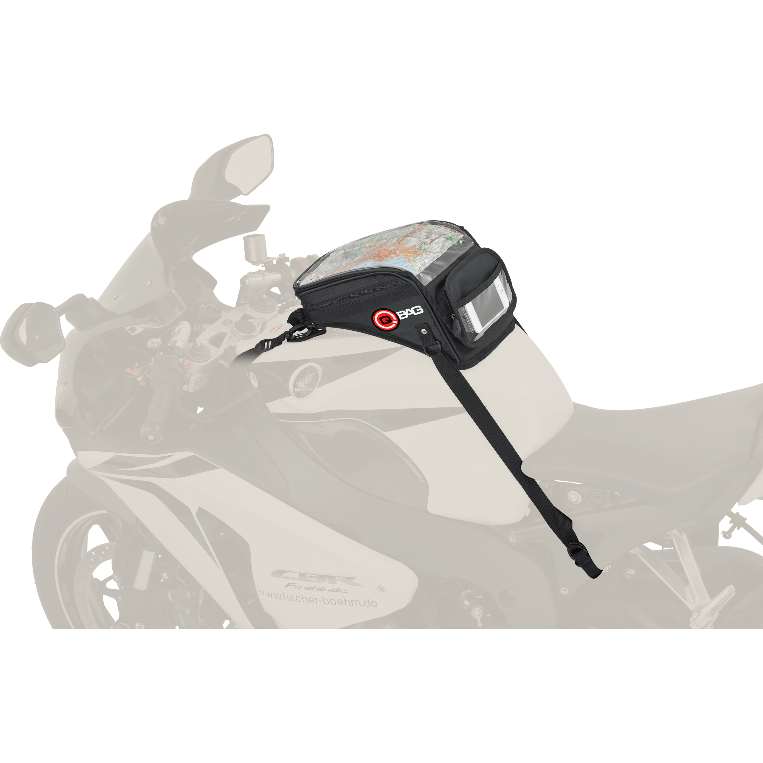 QBag-Magnet/Riemen Tankrucksack ST09  6 Liter Stauraum-5652901217001330