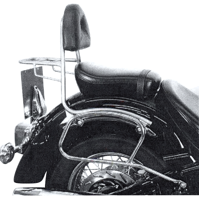 Hepco & Becker Packtaschenhalter chrom XVS 1100 Drag Star Classic - Motorradzubehör - Motorradgepäck