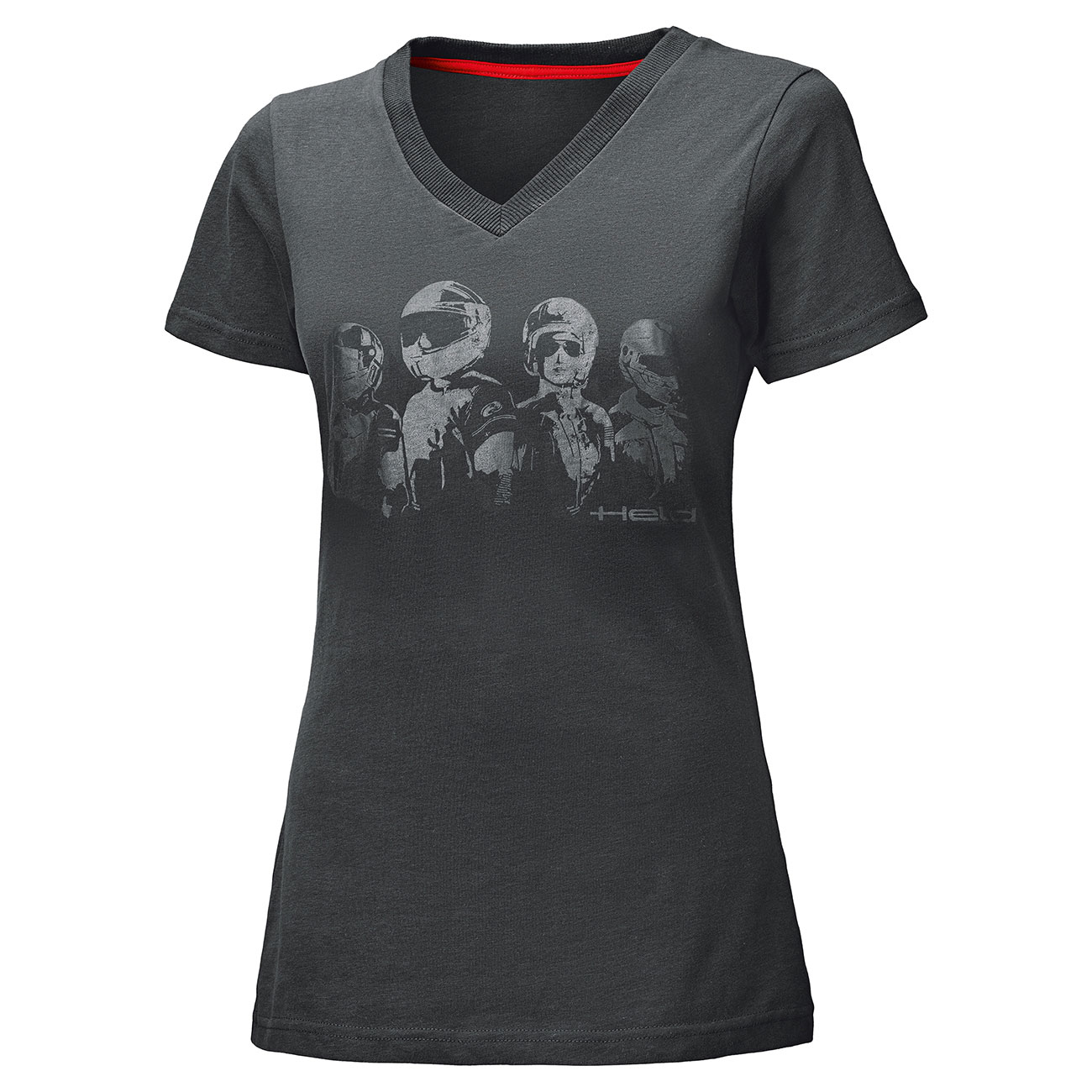 Held-Be Heroic Damen T-Shirt Design Face schwarz L-0001170999903010