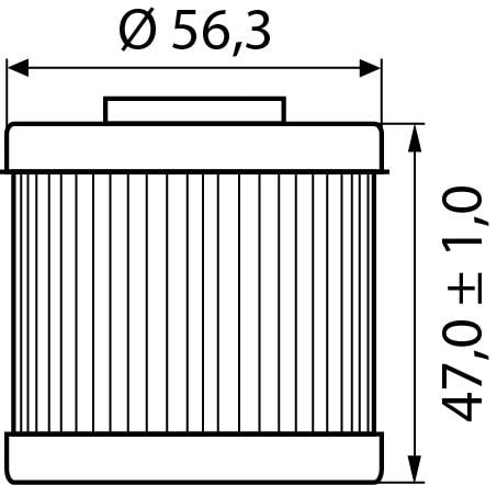 Hi-Q Ölfilter Einsatz OF151 für Aprilia/BMW/Rotax/MZ.... - Motorradteile & Ersatzteile - Filter & Schläuche