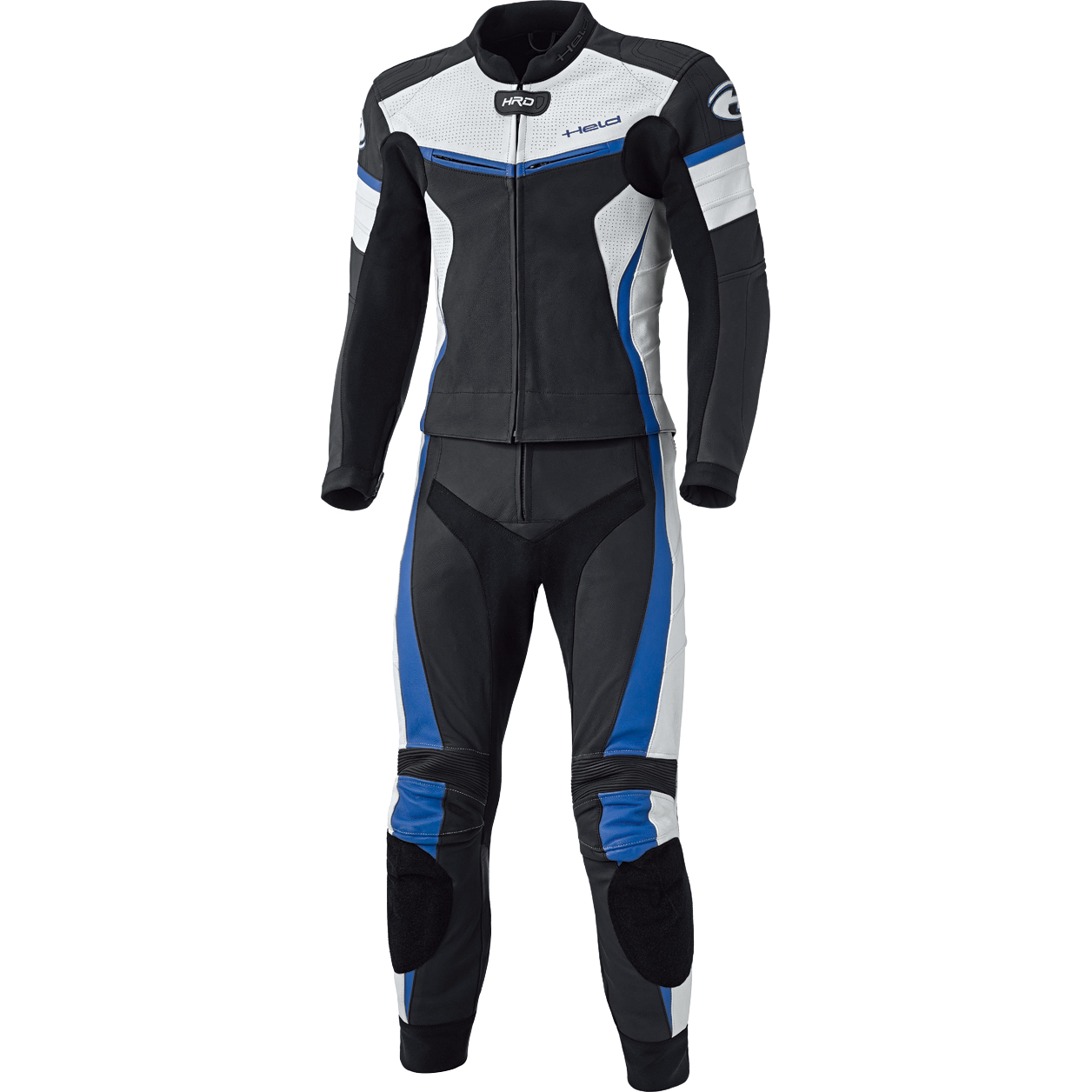 Held Spire Lederkombi 2-tlg. schwarz/blau 52 - Motorradbekleidung - Motorradbekleidung Herren
