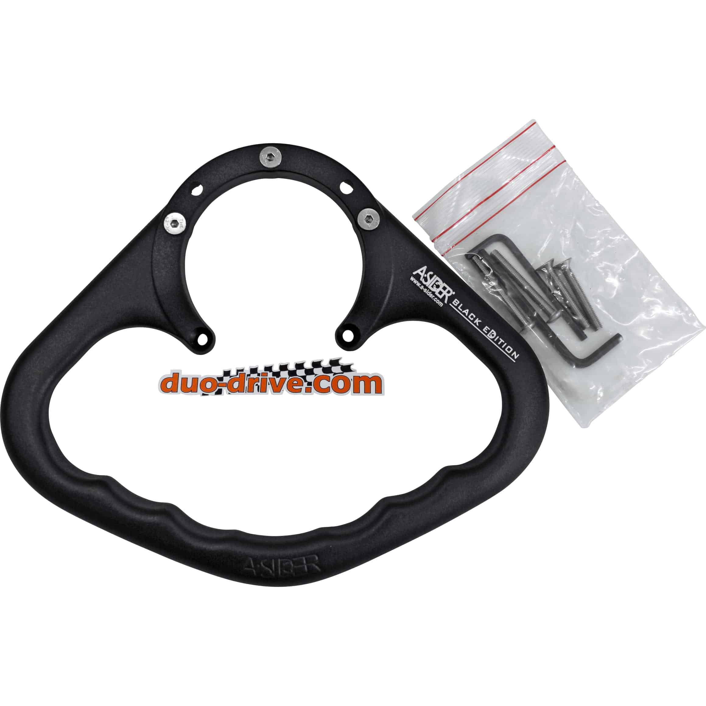 DuoDrive Beifahrerhaltegriff 7 Schrauben SF 02 B mattschwarz - Motorradteile & Ersatzteile - Lenker, Griffe & Hebel