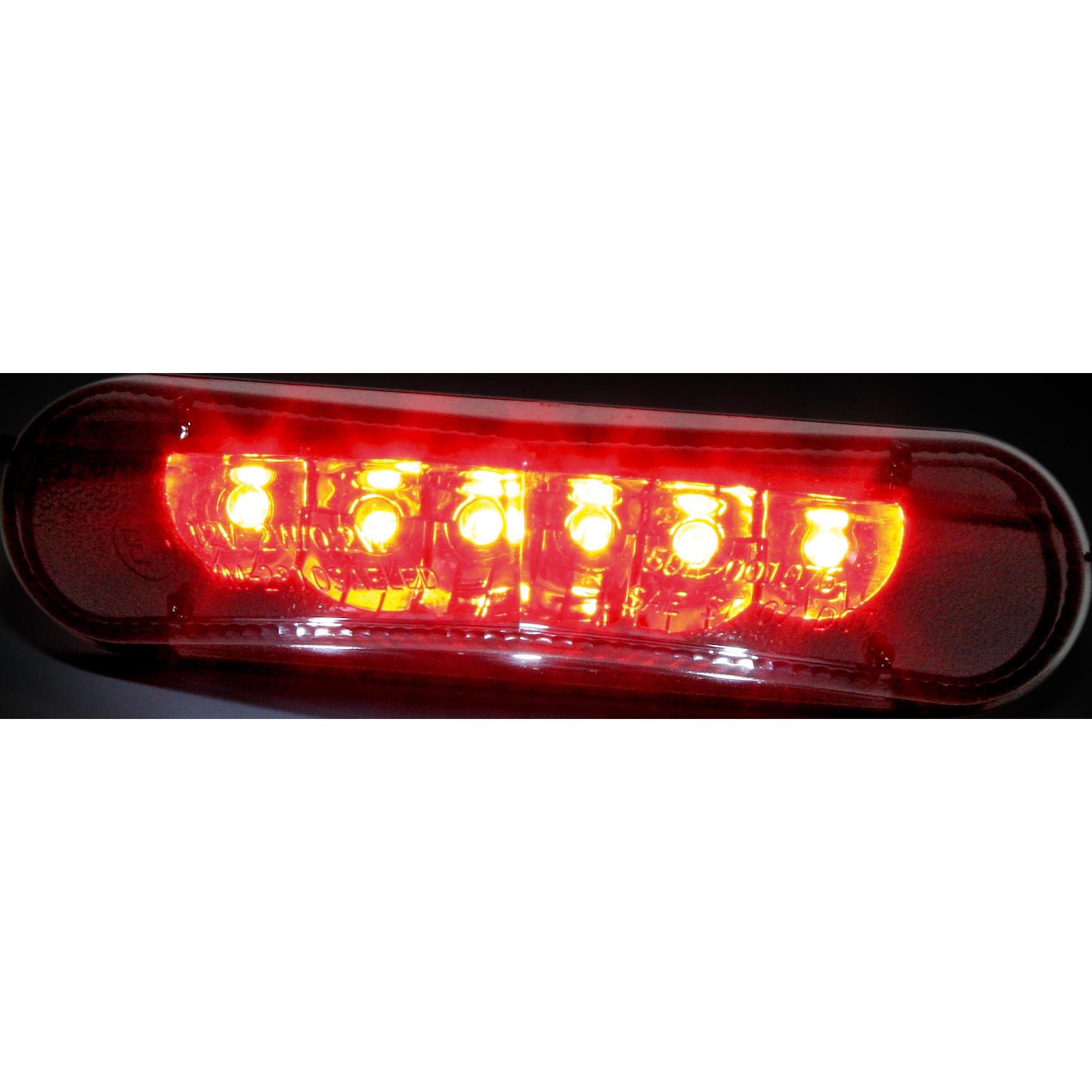 HIGHSIDER smart-LED Rücklicht 84x22x39mm mit Nr.-Beleuchtung getöntes Glas-5555851029000782