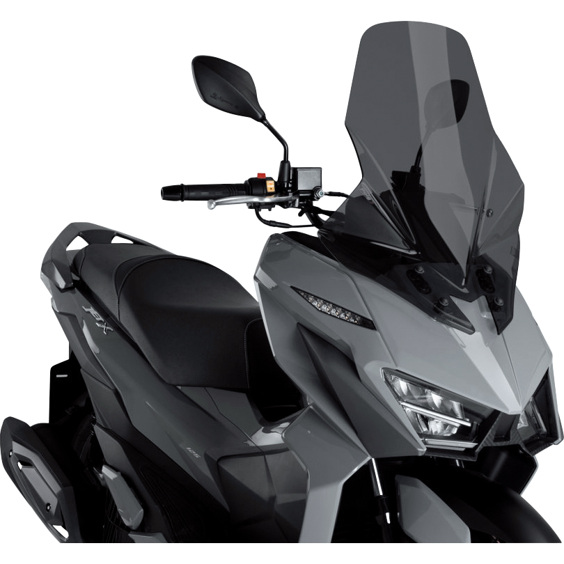 Puig Tourenscheibe V-Tech stark getönt für SYM Jet X 125 2023- - Motorradteile & Ersatzteile - Verkleidungen & Abdeckungen