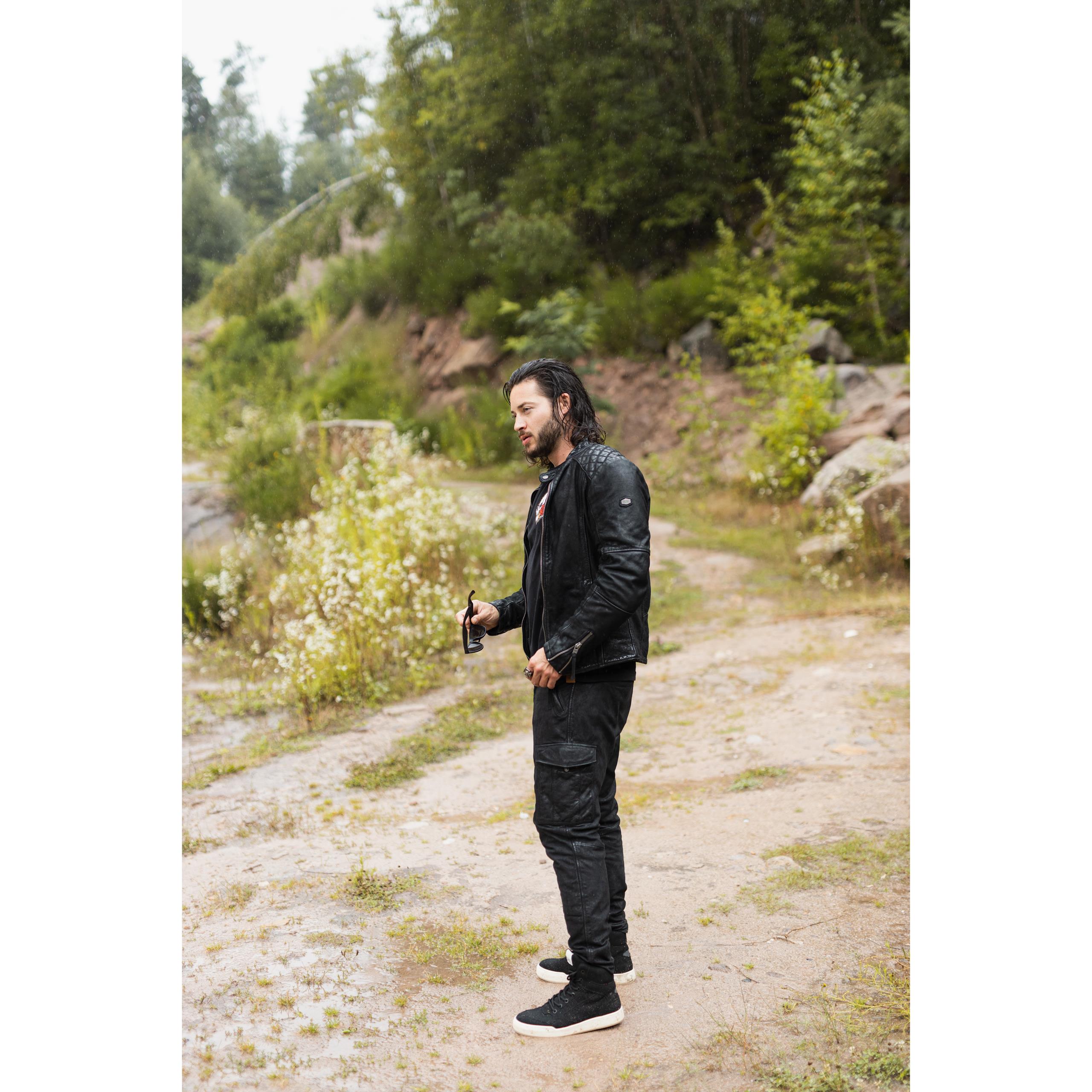 Spirit Motors-Smoky Trevor Lederjacke schwarz-1000141999001