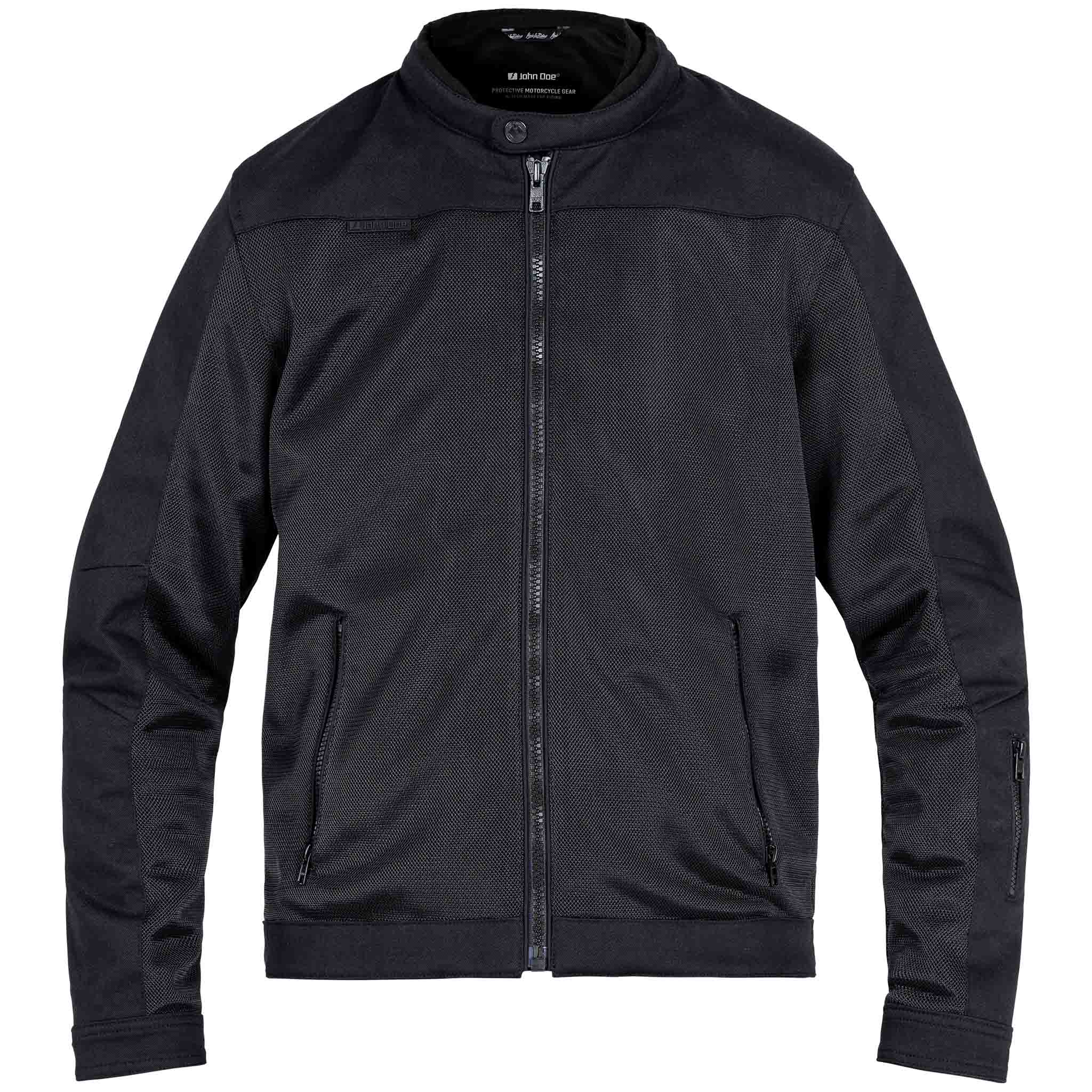 John Doe Aero Mesh Jacke schwarz 4XL - Motorradbekleidung - Motorradbekleidung Herren