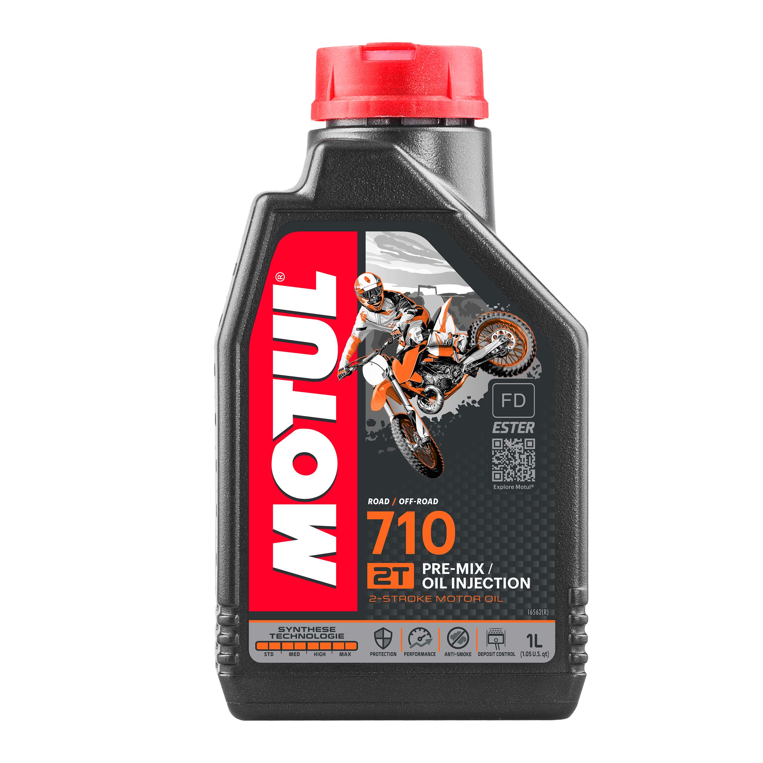 Motul 2-Takt oil fully synthetic 710 2T API TC 1 liter