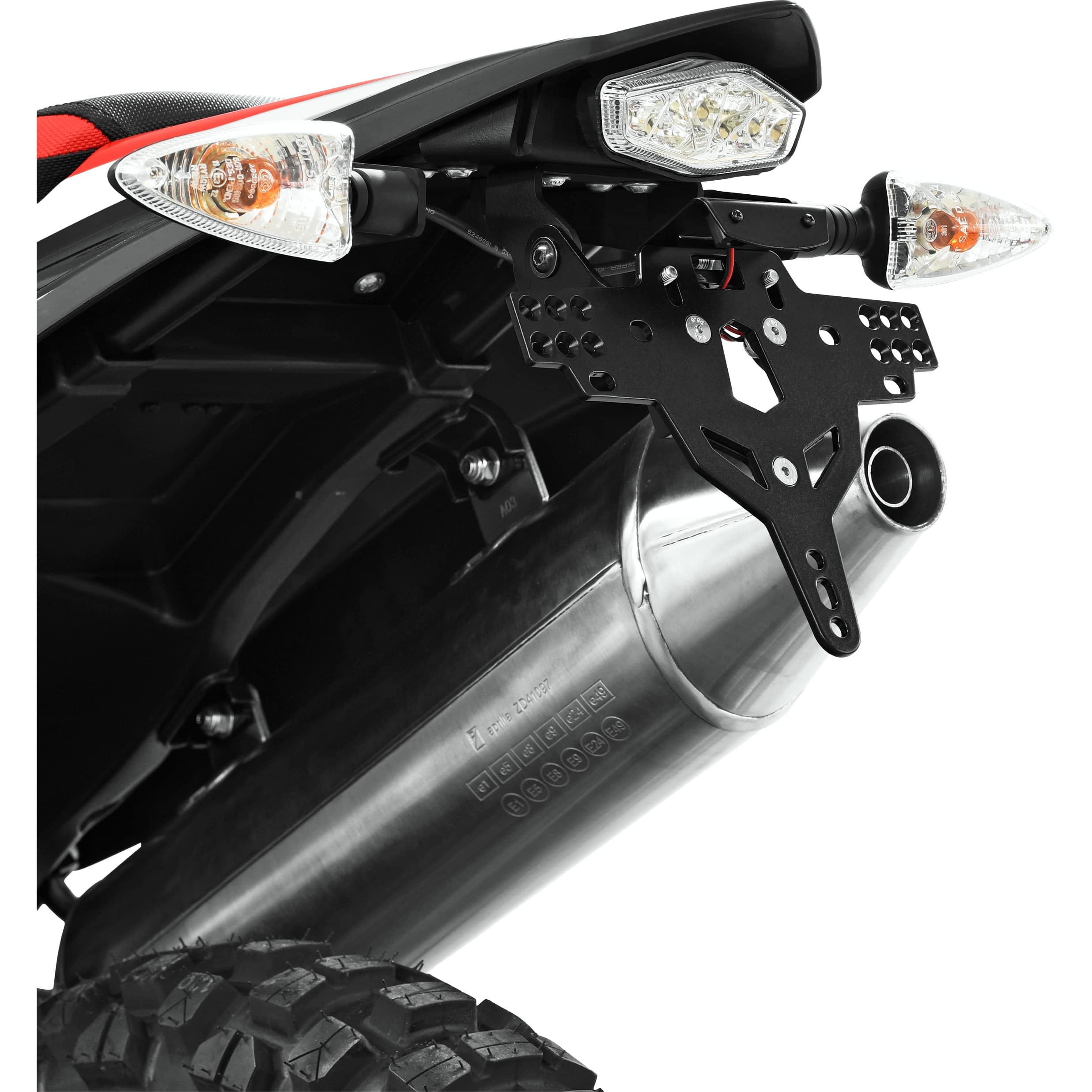 Zieger Kennzeichenhalter Pro Schweiz für Aprilia RX/SX 125 2018- - Motorradteile & Ersatzteile - Anbauteile
