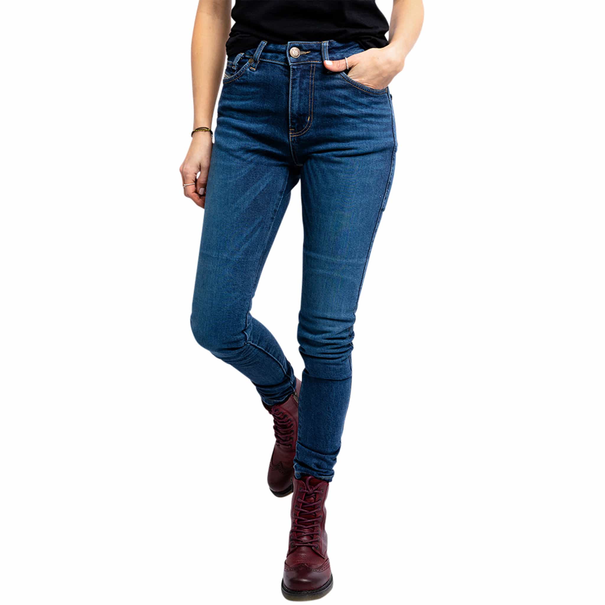 John Doe-Luna High Mono Damen Jeanshose dark blue used 29/30-2100031999003224