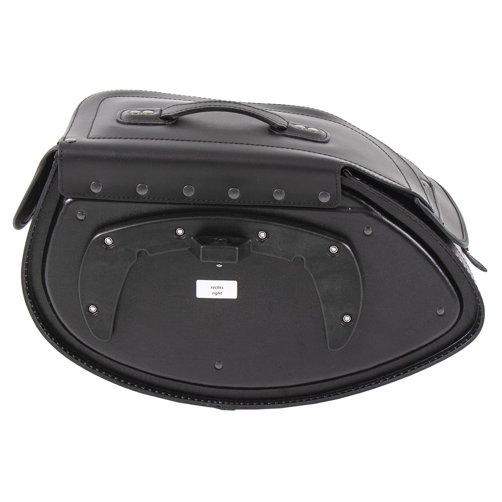 Hepco & Becker-Ledersatteltasche Buffalo für C-Bow schwarz rechts 21 Liter-5580881197010007