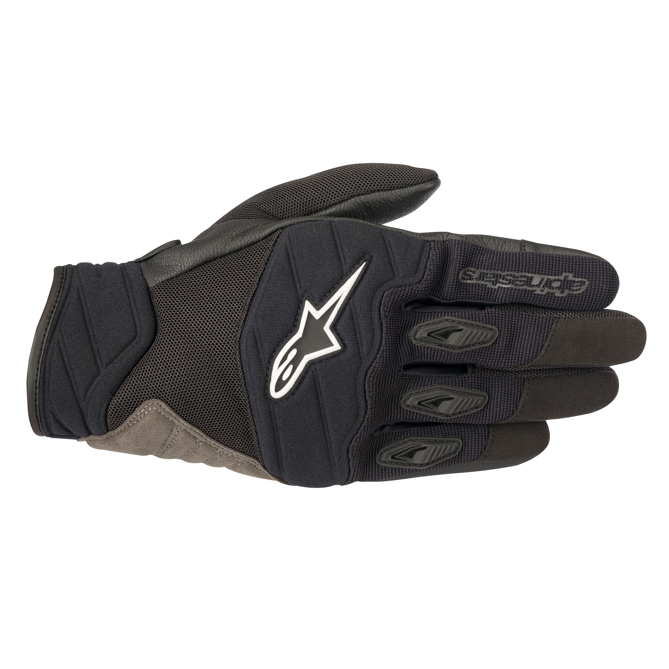 Alpinestars Shore Leder-/Textilhandschuh schwarz M - Motorradbekleidung - Motorradbekleidung Herren
