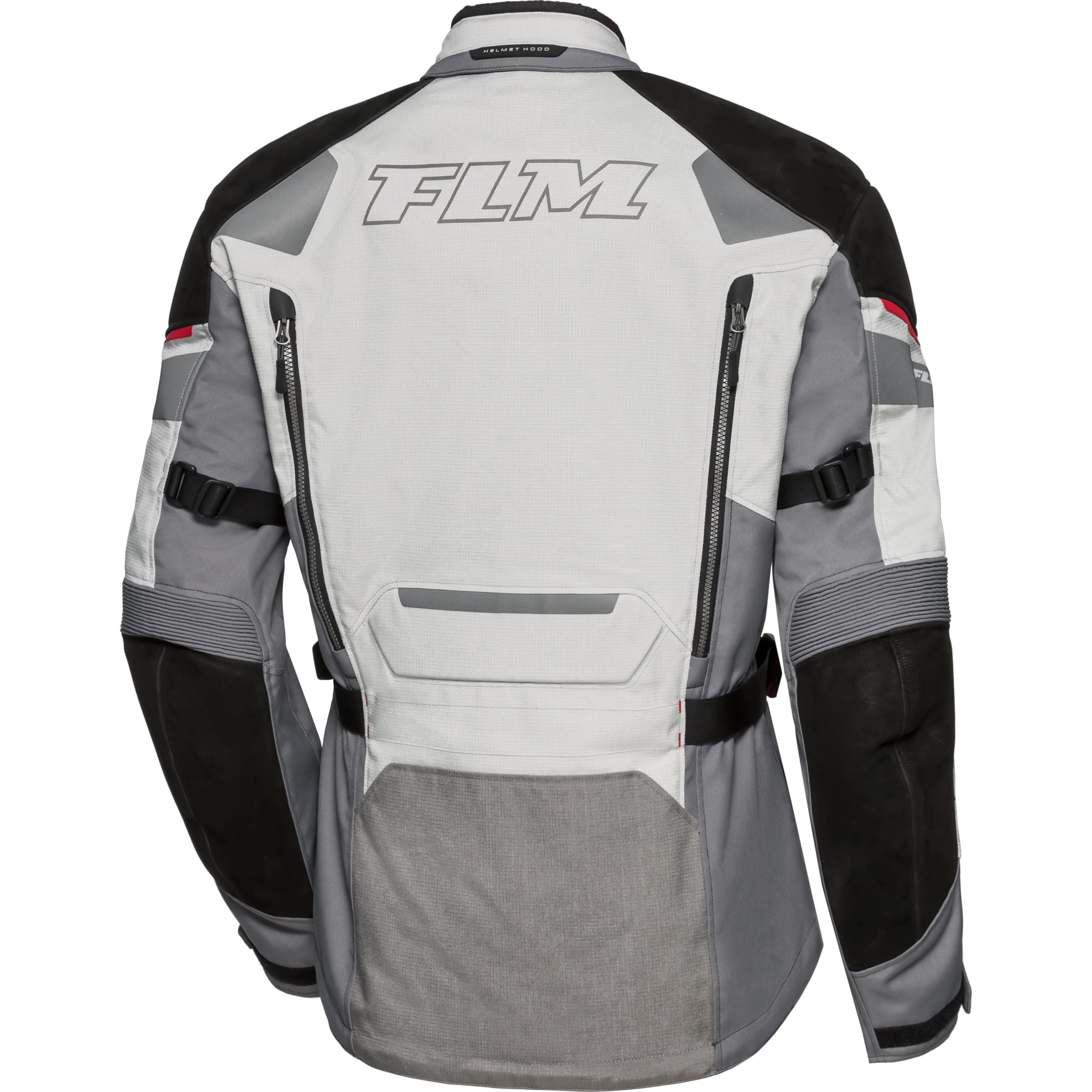 FLM-Touren Damen Leder-/Textiljacke 4.0 grau/schwarz-2012751999007