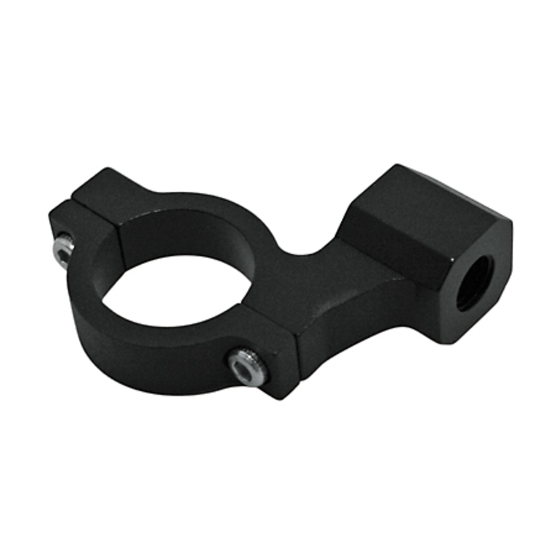 HIGHSIDER smart Spiegelschelle Alu CNC M10x1,25R an 25,4mm Lenker schwarz - Motorradteile & Ersatzteile - Motorradspiegel